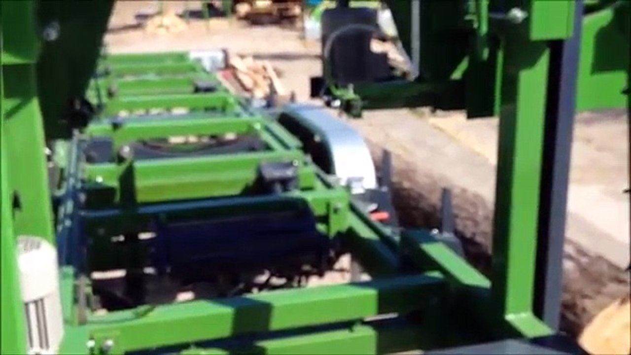 R 100 Mobilsägewerk 2015 Blockbandsäge Sägewerk Sawmill Scierie kein Woodmizer Wirex Serra Logosol