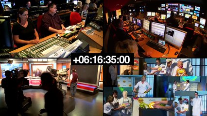 Inside the control room during TCN 6PM 9 NEWS pt 2