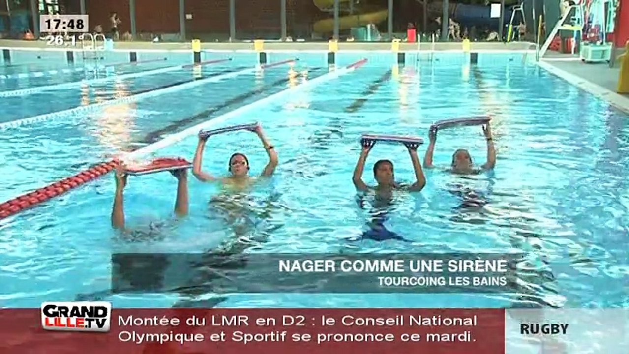 Des sirènes à la piscine de Tourcoing!