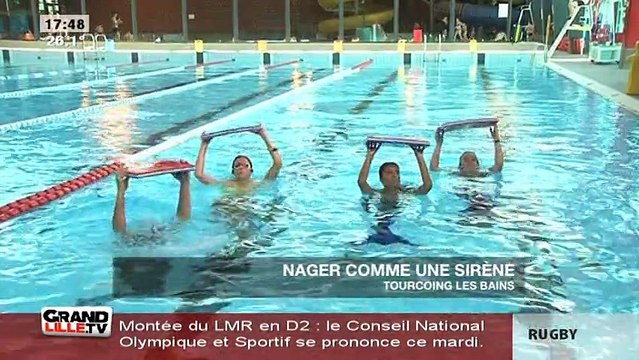 Des sirènes à la piscine de Tourcoing!