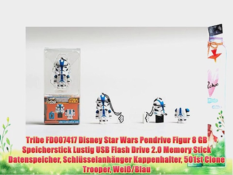 Tribe FD007417 Disney Star Wars Pendrive Figur 8 GB Speicherstick Lustig USB Flash Drive 2.0