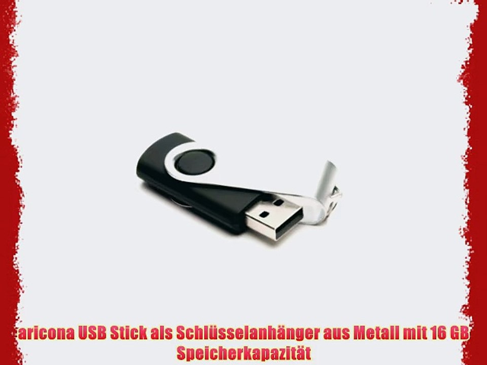 aricona N?282 Ari-1 USB Stick als Schl?sselanh?nger mit 16GB Speicherkapazit?t Plug