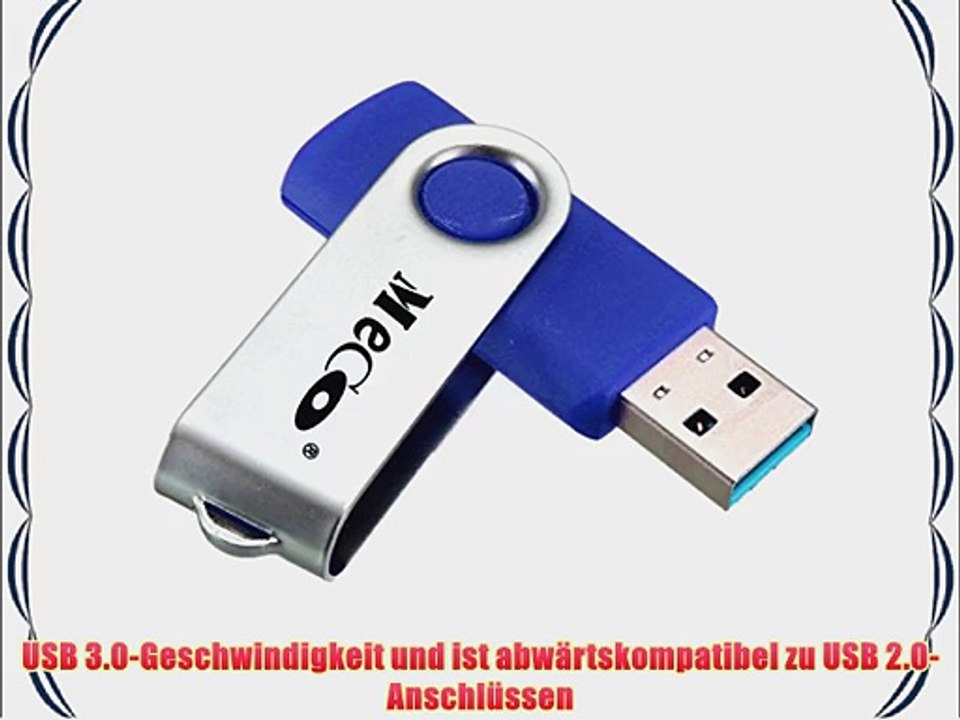 MECO 10PCS USB 3.0 Stick Spreicherstick USB 3.0 8GB Blau