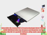 Archgon Style Silber Ultra Slim Externer Blu-Ray DVD CD Brenner (Panasonic UJ-272) mit USB