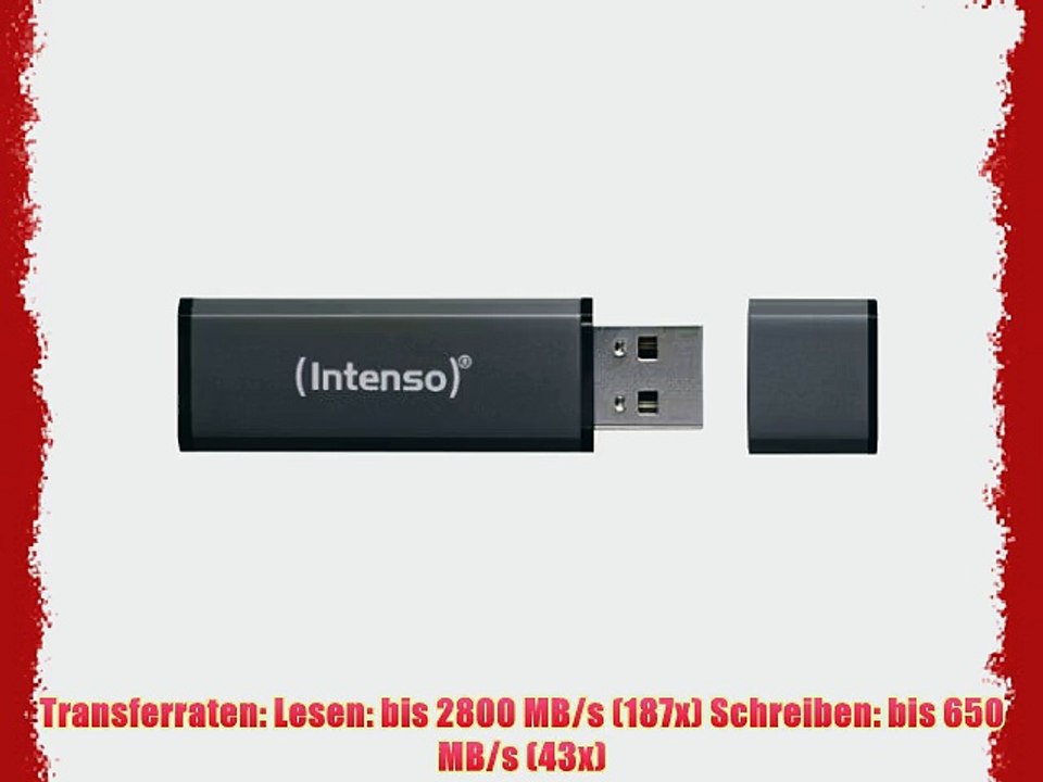 Intenso Alu Line 64 GB USB-Stick USB 2.0 anthrazit