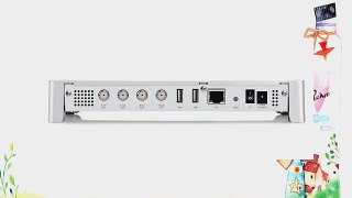 Elgato EyeTV Netstream 4Sat DVB-S2-Netzwerk-Tuner mit Hardware-Transcoding silber