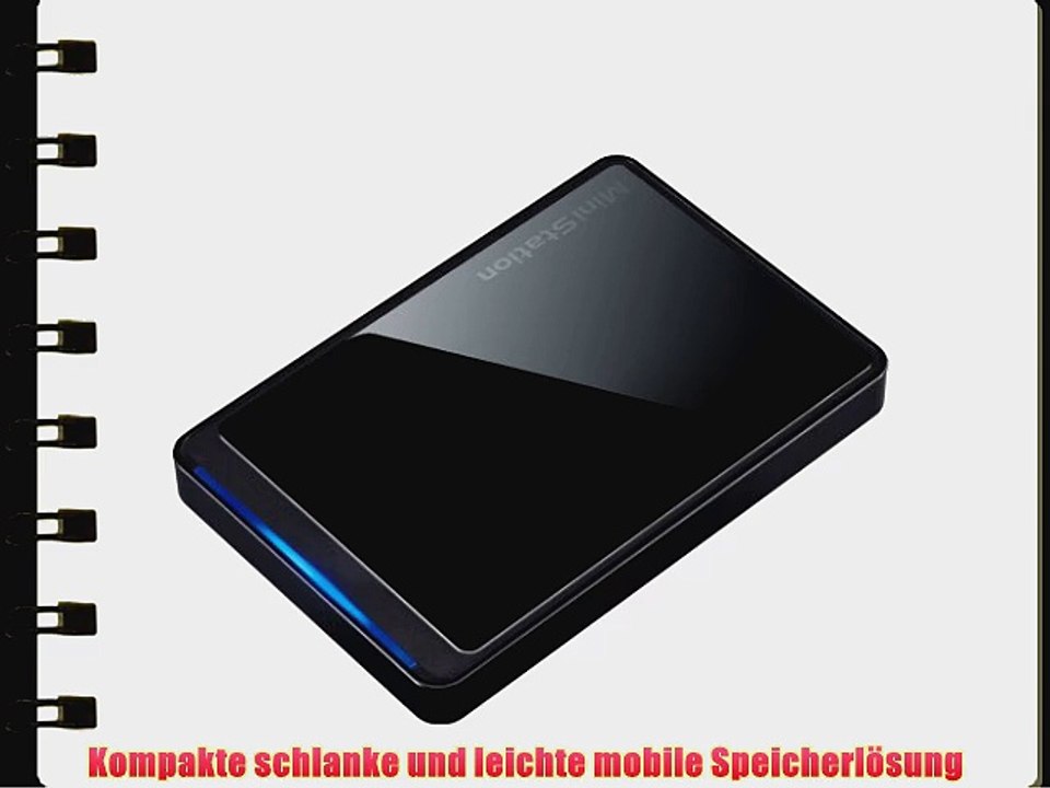 Buffalo MiniStation HD-PC500U2/BK 500GB externe Festplatte (63 cm (25 Zoll) 5400 rpm 8MB Cache