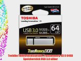 Toshiba THNV64OSUSILV(BL8 Transmemory-EX II 64GB Speicherstick USB 3.0 silber