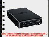LG GSA-E10N DVD Brenner extern USB 2.0 schwarz Retail (DVD /-RW 16x(16x)8x(6x)16x DL10x 12xRAM