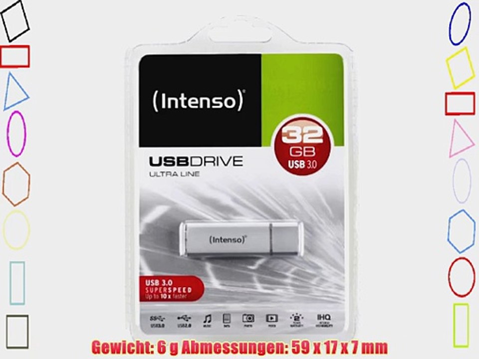 Intenso Ultra Line 32 GB USB-Stick USB 3.0 silber