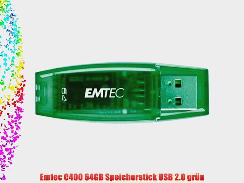 Emtec C400 64GB Speicherstick USB 2.0 gr?n