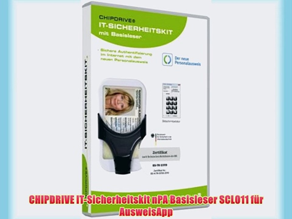 CHIPDRIVE IT-Sicherheitskit nPA Basisleser SCL011 f?r AusweisApp