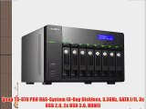 Qnap TS-870 PRO NAS-System (8-Bay Diskless 33GHz SATA I/II 3x USB 2.0 2x USB 3.0 HDMI)