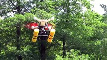 Blade 350 QX on floats with Gimbal GB200 and GoPro, Quadcopter mit Schwimmern