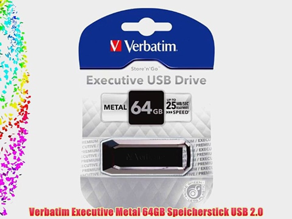 Verbatim Executive Metal 64GB Speicherstick USB 2.0