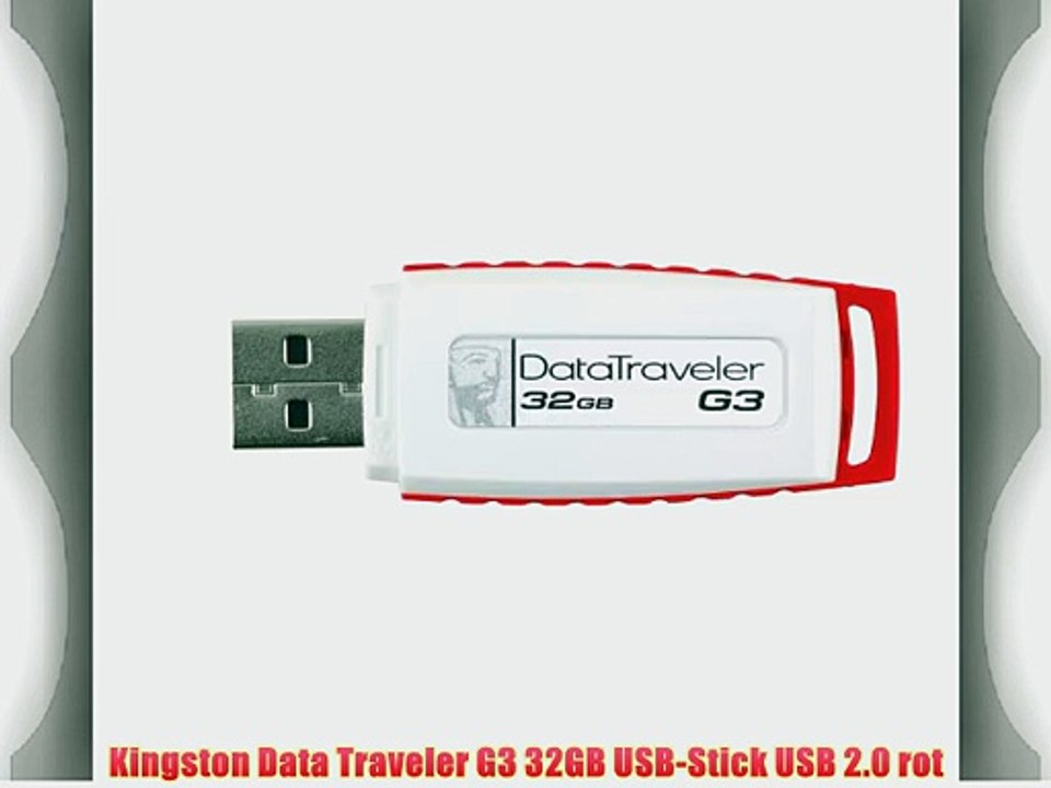 Kingston Data Traveler G3 32GB USB-Stick USB 2.0 rot