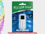 Platinum Alu 32 GB USB-Stick USB 2.0 silber
