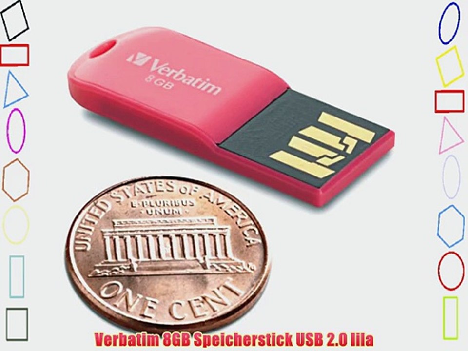 Verbatim 8GB Speicherstick USB 2.0 lila