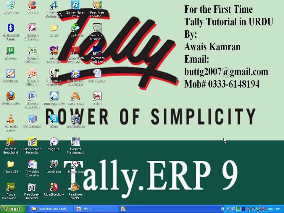 Tally course in Urdu 17/32 how to create debtors account