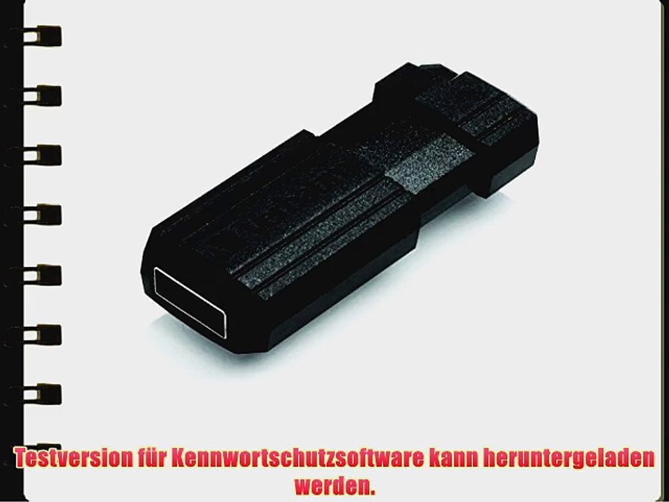 Verbatim Pinstripe Hi-Speed Store 'n' Go 128GB Speicherstick USB 2.0 schwarz