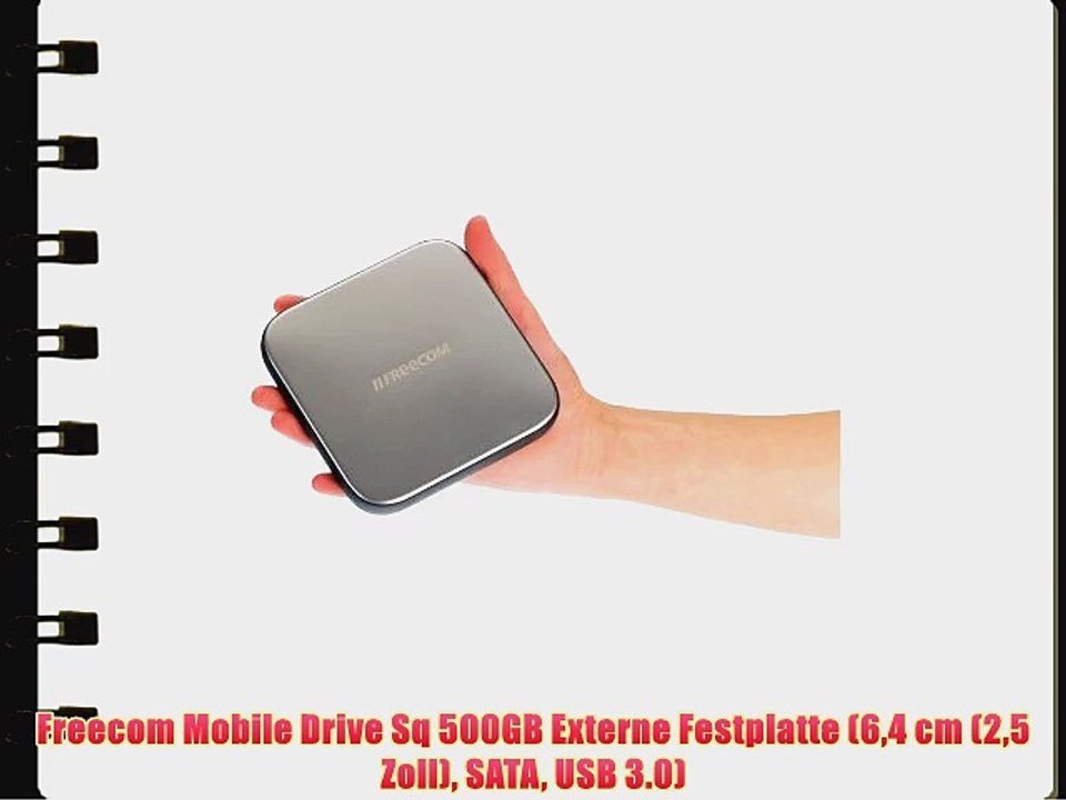 Freecom Mobile Drive Sq 500GB Externe Festplatte (64 cm (25 Zoll) SATA USB 3.0)
