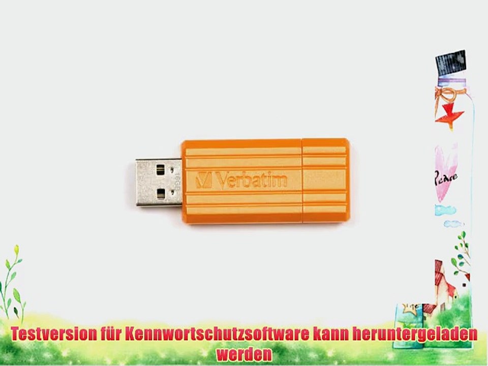 Verbatim Pinstripe Store 'n' Go 16GB Speicherstick USB 2.0 volcanic orange