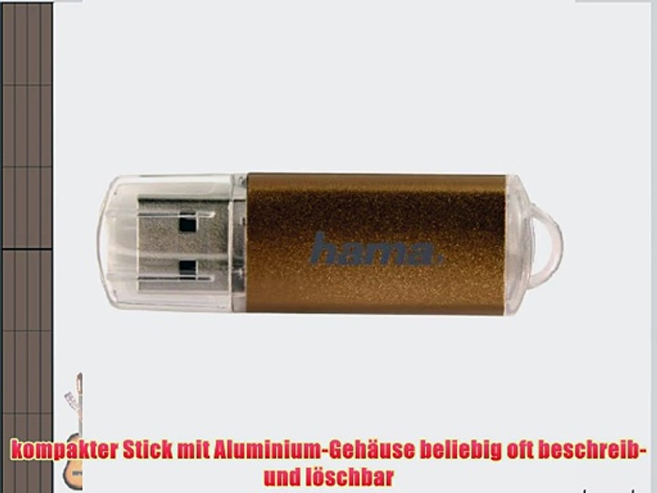 Hama FlashPen Laeta 32GB USB-Stick USB 2.0 braun