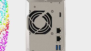 QNAP TS-253 PRO NAS-Server 2GB (Intel Celeron Quad-Core 2GHz 2x 89 cm (35 Zoll)/64 cm (25 Zoll)