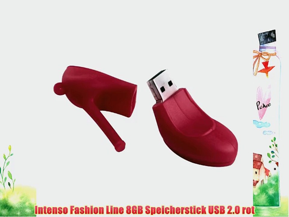 Intenso Fashion Line 8GB Speicherstick USB 2.0 rot