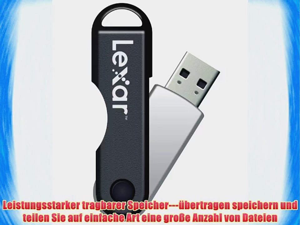 Lexar Twist Turn 16GB JumpDrive USB Flash Drive Speicherstick - Silver
