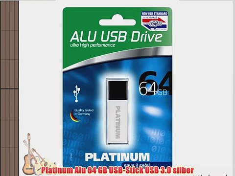 Platinum Alu 64 GB USB-Stick USB 3.0 silber