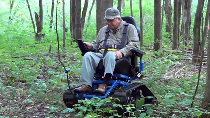 Hunting in a TRACFAB Tracked All Terrain Wheelchair