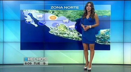 Pronóstico del tiempo con Vaitiare Mateos (3). Martes 9 de junio 2015