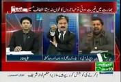 Fayyaz-ul-Hassan Chohaan Kept Showing ''Danda'' During Whole Conversation