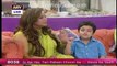 See What Saadia Imam's Son Doing in Live Morning Show that made Nida Yasir Laugh