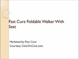 Foldable walker with seat online in Bangalore at best price-ClickOnCare