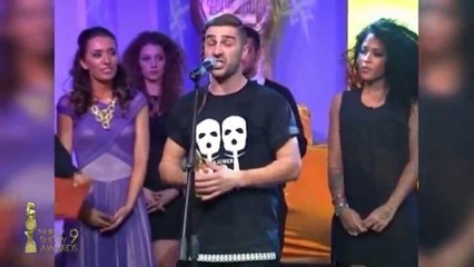 Best NEW ARTIST Male - Gjon Karrica - ZHURMA SHOW AWARDS 9 - ZICO TV HD