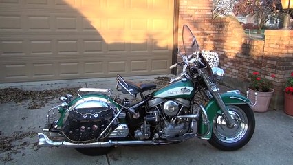 Hunting Harley's, 1956 FLH original paint