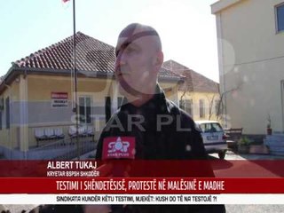 TESTIMI I SHËNDETËSISË, PROTESTË NË MALËSINË E MADHE