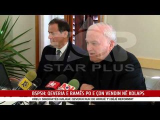 BSPSH: QEVERIA E RAMËS PO E ÇON VENDIN NË KOLAPS