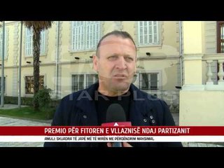 PREMIO PËR FITOREN E VLLAZNISE NDAJ PARTIZANIT
