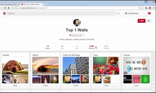 Free Pinterest Followers (no Follow for Follow) [Proof]