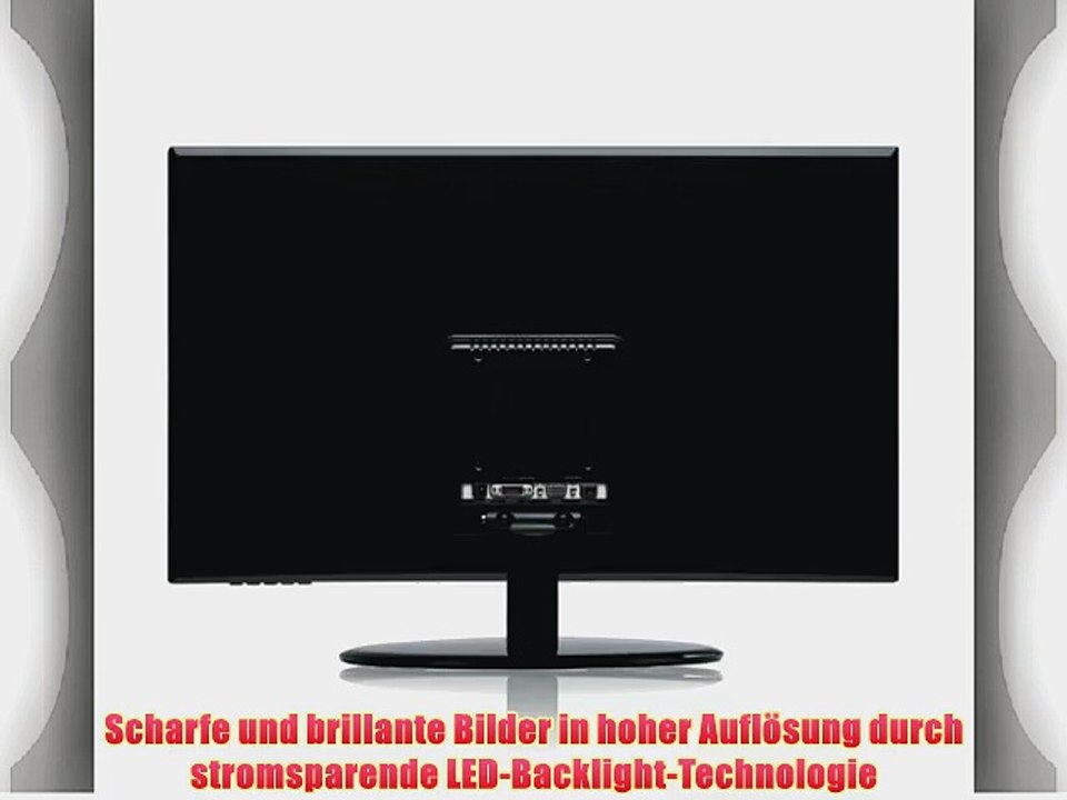 V7 Ultra Slim Full HD LED Monitor 599 cm ( 236 Zoll) (16:9 HDMI VGA 5ms Reaktionszeit 1920