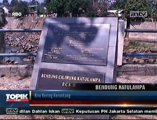 Dilanda Kemarau, Bendung Katulampa Mengering