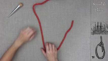 Matelotage  : Noeud de Chaise