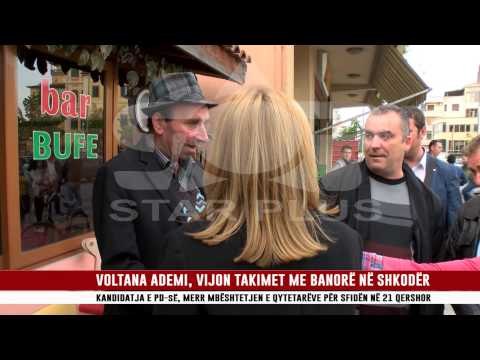 VOLTANA ADEMI, VIJON TAKIMET ME BANORË NË SHKODËR