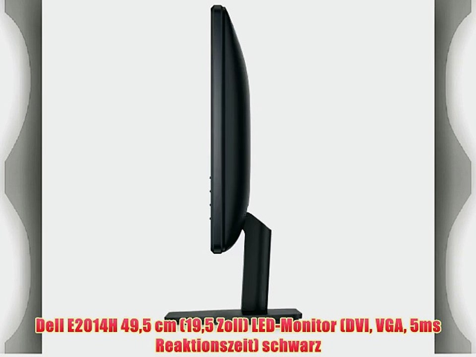 Dell E2014H 495 cm (195 Zoll) LED-Monitor (DVI VGA 5ms Reaktionszeit) schwarz