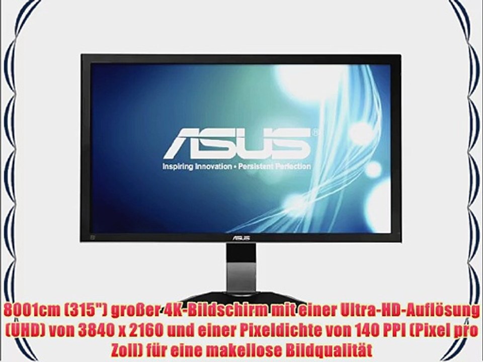 Asus PQ321QE 80 cm (315 Zoll) Monitor (4K DisplayPort 8ms Reaktionszeit) schwarz