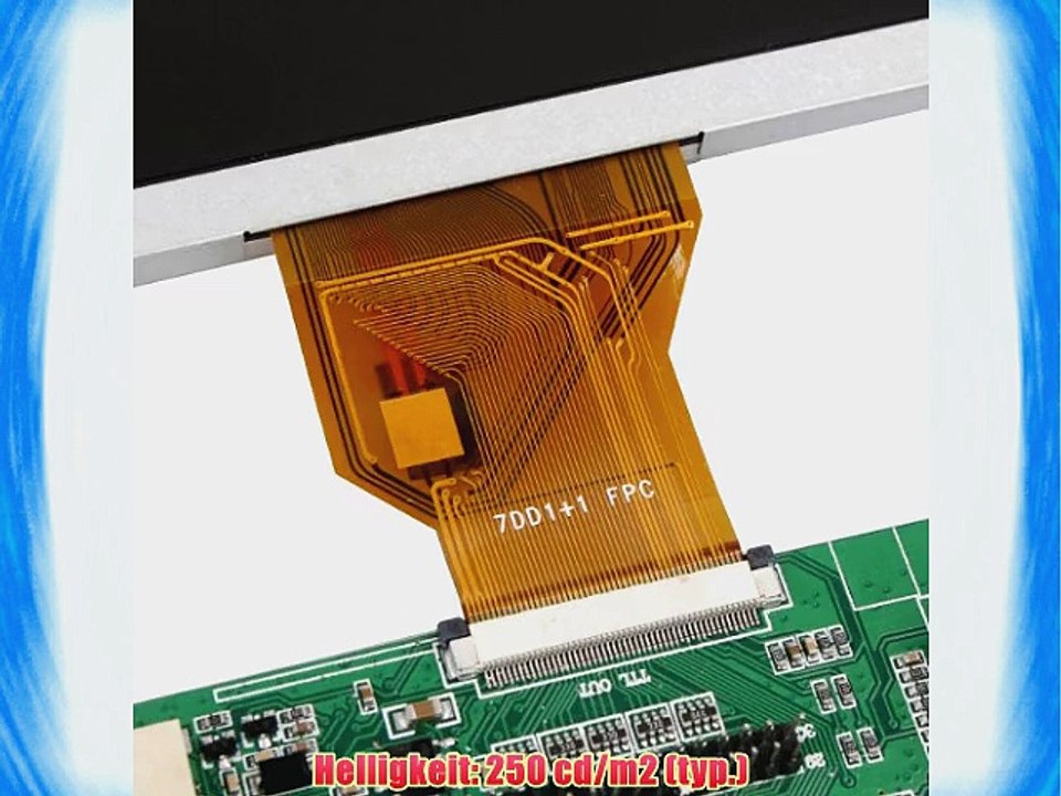 Tontec? 7 Zoll Raspberry Pi-LCD-Bildschirm TFT Monitor AT070TN92 mit HDMI VGA-Eingang Treiberplatine