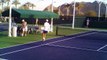 Bryan Brothers Practice #2 Tennis BNP Paribas 2011
